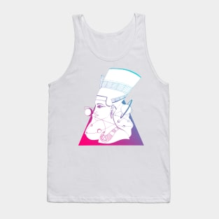 Dual Color Nefertiti and The Stars Tank Top